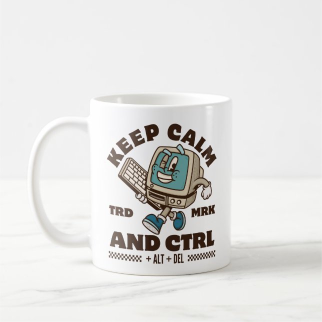 Keep calm and CTRL Coffee Mug (Left)