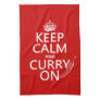 Keep Calm and Curry On Towel