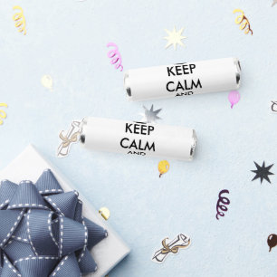 Keep calm and custom candy Breath Savers® Mints