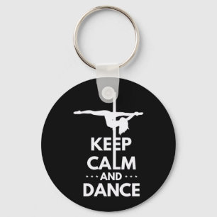 Keep Calm And Dance Keychain
