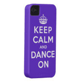 Keep Calm and Dance On Case-Mate iPhone Case (Back/Right)
