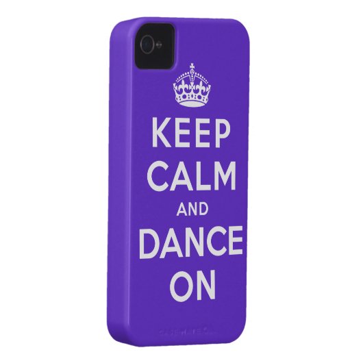 Keep Calm and Dance On Case-Mate iPhone Case (Back/Right)
