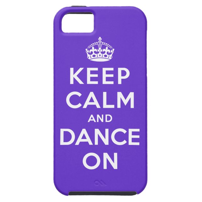 Keep Calm and Dance On Case-Mate iPhone Case (Back)