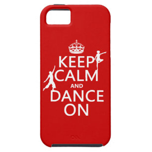 Keep Calm and Dance On (in all colors) iPhone SE/5/5s Case