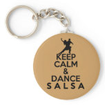 KEEP CALM AND DANCE SALSA gift Keychain KEEP CALM AND DANCE SALSA gift Keychain