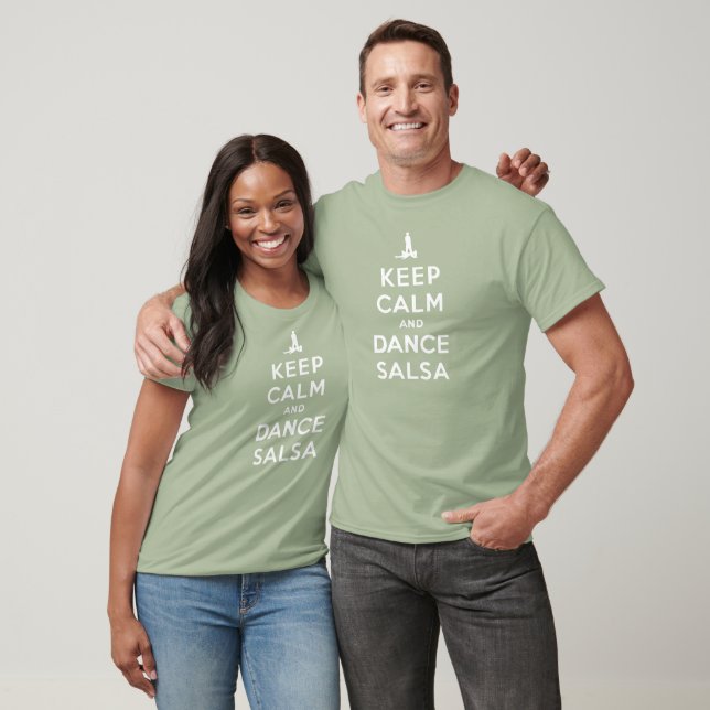 Keep Calm and Dance Salsa T-Shirt (Unisex)
