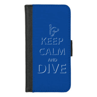 Keep calm and dive iPhone 8/7 wallet case