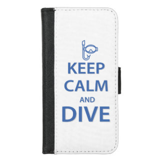 Keep calm and dive iPhone 8/7 wallet case