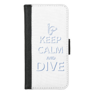 Keep calm and dive iPhone 8/7 wallet case