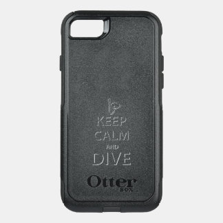Keep calm and dive OtterBox commuter iPhone SE/8/7 case