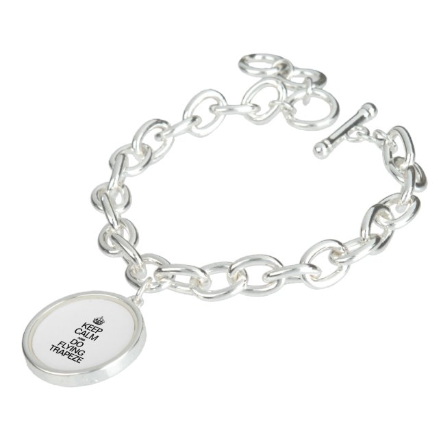 KEEP CALM AND DO FLYING TRAPEZE.ai Bracelet (Side)