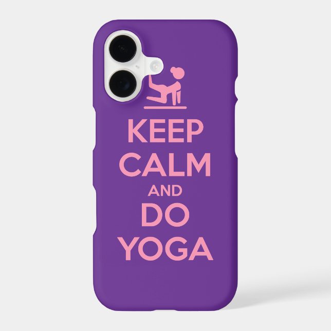 Keep Calm and Do Yoga Case-Mate iPhone Case (Back)