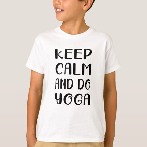 Keep calm and do yoga T_Shirt