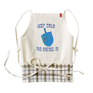 Keep Calm...and Dreidel On Zazzle HEART Apron