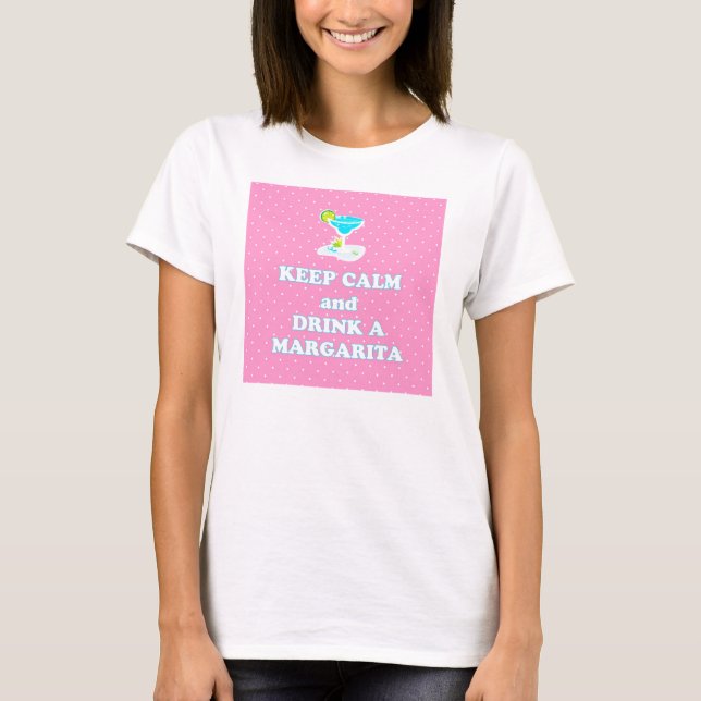 Keep Calm and Drink A Margarita Tank Top (Front)