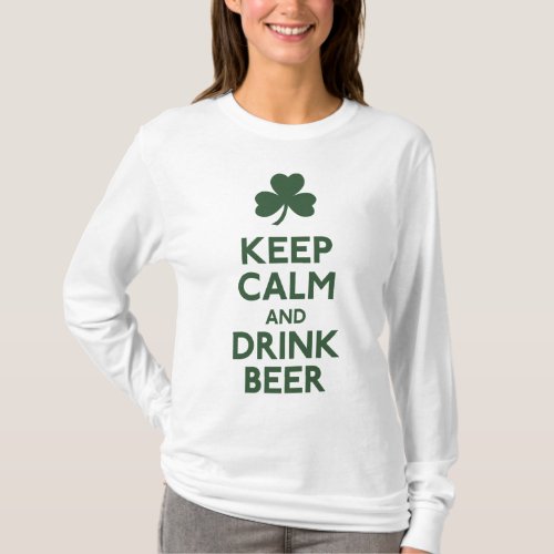 Keep Calm and Drink Beer Shirt