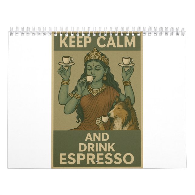 Keep Calm and Drink Espresso Calendar