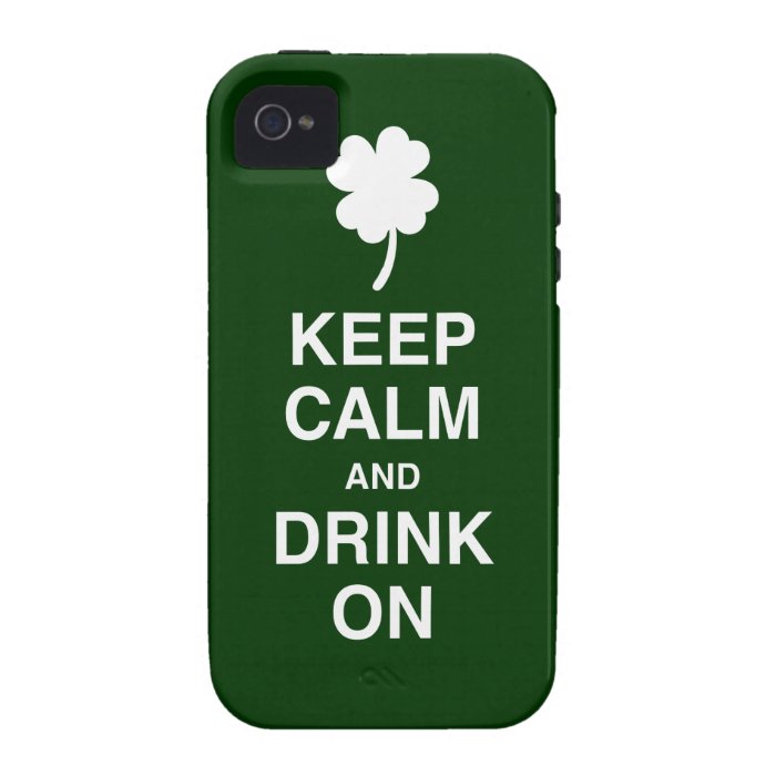 Keep Calm and Drink On Vibe iPhone 4 Case