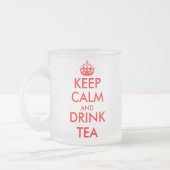 Keep calm and drink tea mug | Customizable (Left)