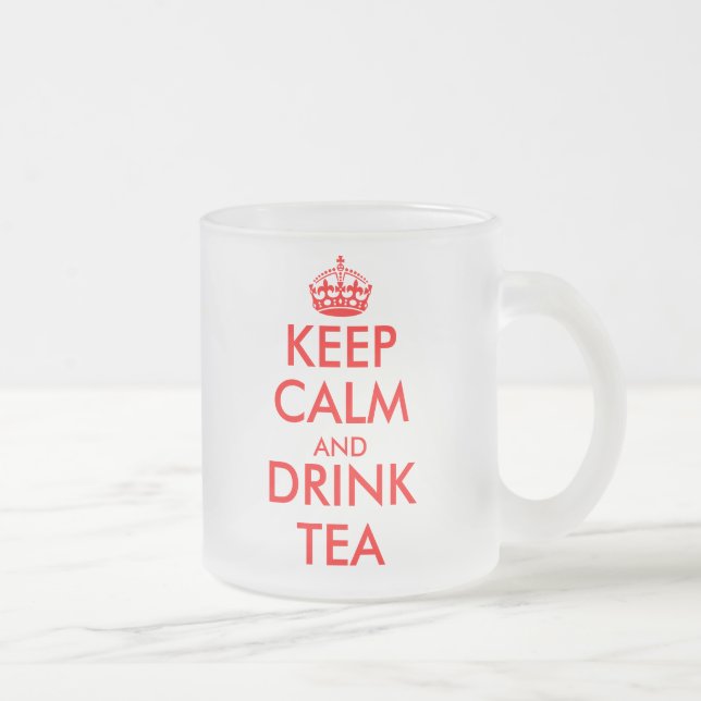 Keep calm and drink tea mug | Customizable (Right)