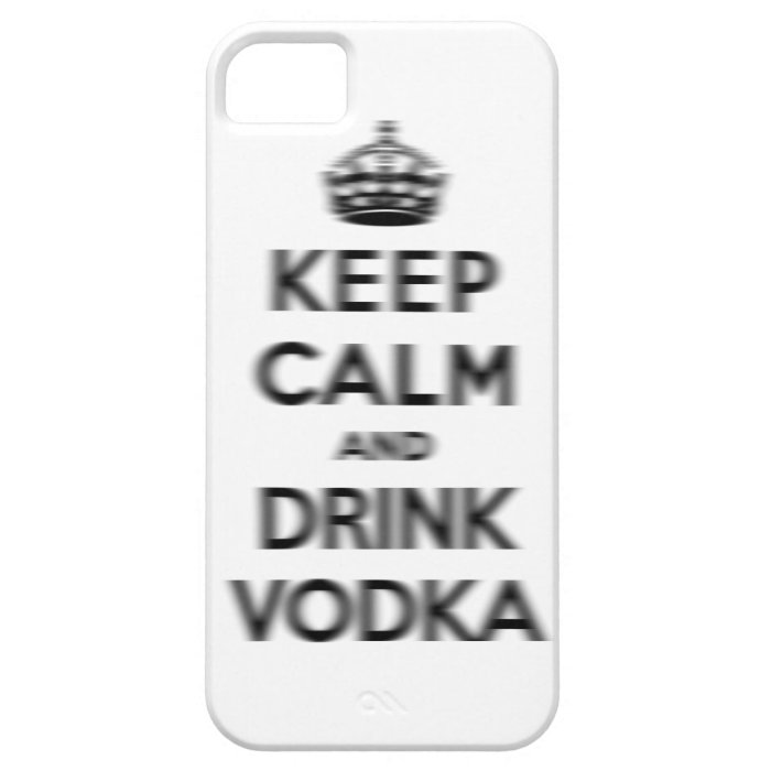 Keep calm and drink vodka iPhone 5 cover