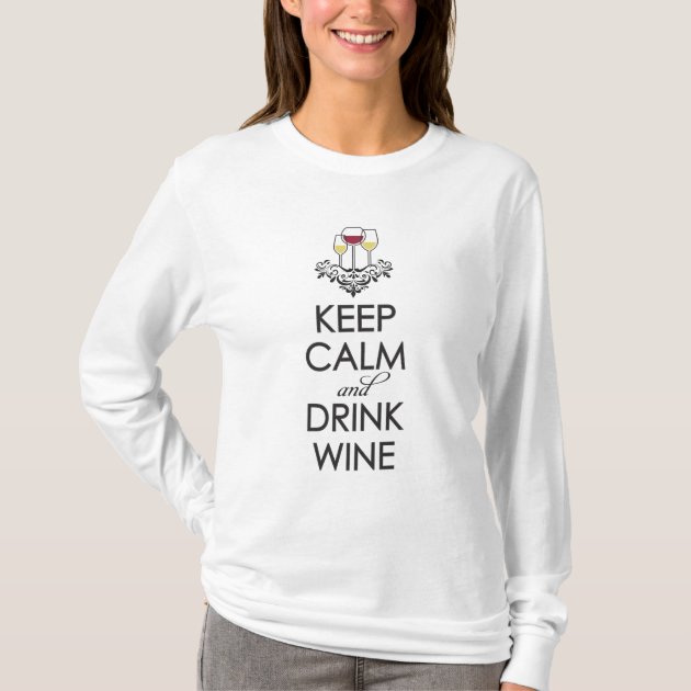 Keep Calm and Bevi Birra maglietta con il tema Keep Calm and Bevi Birra