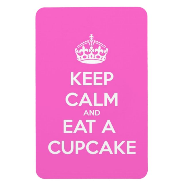 Keep Calm and Eat a Cupcake Magnet (Vertical)