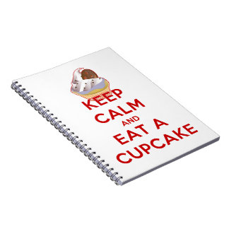 Keep Calm and Eat a Cupcake Notebook