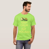 Keep Calm And Eat Avocado T-Shirt (Front Full)