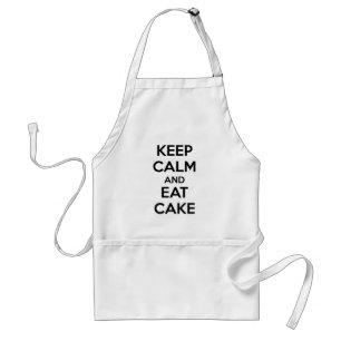 Keep Calm and Eat Cake Apron