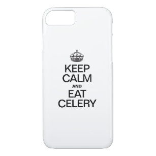 KEEP CALM AND EAT CELERY iPhone 8/7 CASE