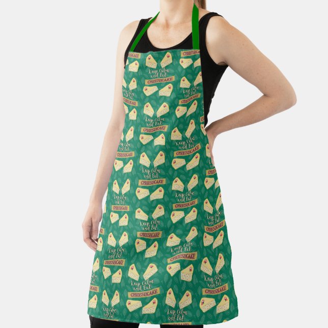 Keep Calm and Eat Cheesecake The Golden Girls Apron (Insitu)