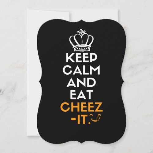 Keep calm and eat cheez_it T_Shirt