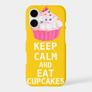 KEEP CALM AND Eat Cupcakes iPhone 17 Case
