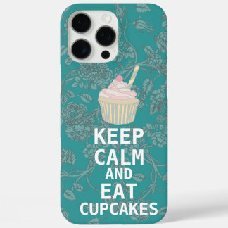 KEEP CALM AND Eat Cupcakes-change plum any color iPhone 16 Pro Max Case