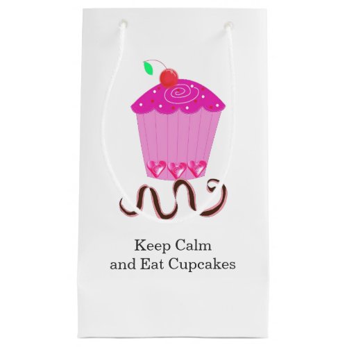 Keep Calm and Eat Cupcakes Small Gift Bag
