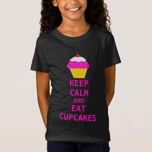 Keep Calm and Eat Cupcakes T_Shirt