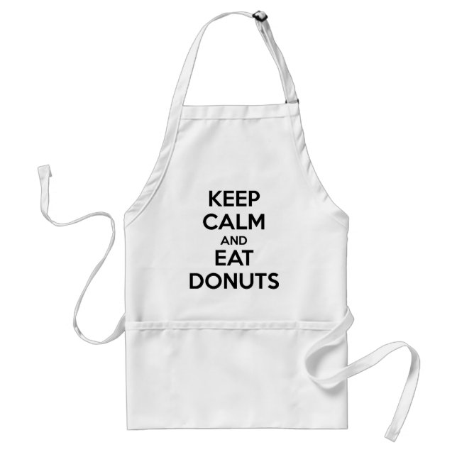 Keep Calm and Eat Donuts Apron (Front)