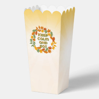 Keep calm and eat favor boxes