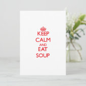 Keep calm and eat Soup (Standing Front)