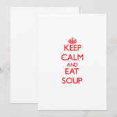 Keep calm and eat Soup (Front/Back)