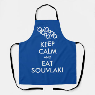 Keep Calm And Eat Souvlaki Apron