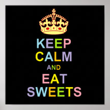 keep calm crown posters prints zazzle