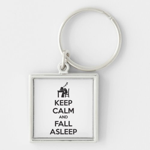 Keep Calm and Fall Sleep Keychain