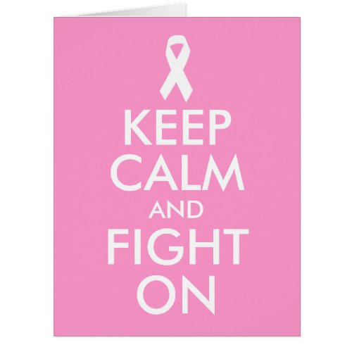 Keep Calm and Fight On