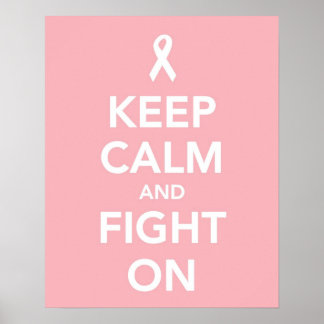 Keep Calm and Fight On Poster