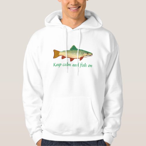 Keep calm and fish on _ hoodie