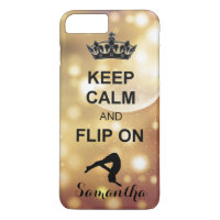 Keep Calm and Flip on Tumbling iphone 7 plus case