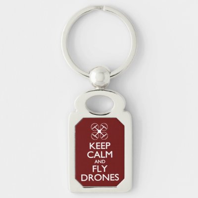 Keep Calm And Carry On Knitting Red – Keyring 