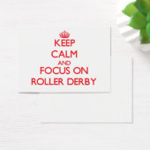 Keep calm and focus on Roller Derby (Desk)